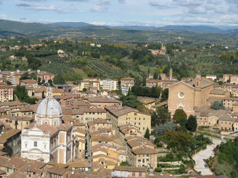 Map of Tuscany Italy