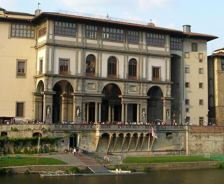 Uffizi Gallery in Florence Tuscany Italy