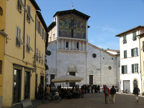 Map of Lucca Tuscany
