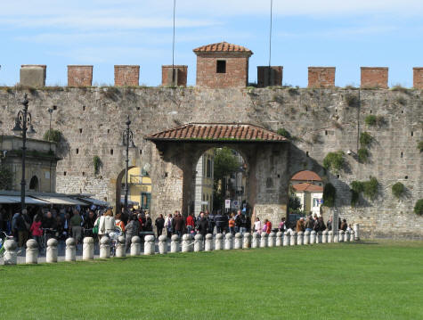 City Walls around Pisa Tuscany