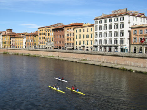 River Arno in Pisa Tuscany