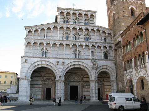 San Martino Cathedral in Lucca Tuscany Italy